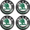 Krytky ŠKODA 56 mm lesklá čierna Náhľad obrázku produktu 1