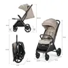 A collage of images showing a stroller from different angles with dimensions indicated. Anteprima dell’immagine prodotto