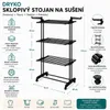 Skládací sušák na prádlo o výšce 173 cm s kolečky, skládací Náhled obrázku produktu 3