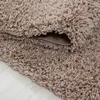Teppich Wohnzimmer Hochflor Beige 160x230 Rechteck Unicolor Produktbild-Vorschau 5