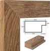 Bilderrahmen Weiss matt CLAMARO Collage nach Maß  Holz Produktbild-Vorschau 3