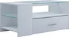 VCM Holz Couchtisch mit ESG-Sicherheitsglas | Sofatisch mit Produktbild-Vorschau 6