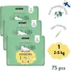 Mumin Baby 1 Neonato 2-5 kg (75 ks) Anteprima dell’immagine prodotto 1