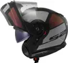 LS2 FF908 Strobe II Orion casque pliable, noir mat/gris, XL Voir les images du produit 4