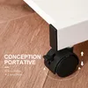 HOMCOM Bureau Informatique Roulant - Bureau Mobile - Table Voir les images du produit 6