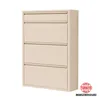 Alveon Schuhkipper Metall 3+1 schmal 51 x 15 x 117 cm - Produktbild-Vorschau 3