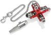 Universal-Schlüssel "Bau" 00 11 06 V01 (silber/rot, für Produktbild-Vorschau 2