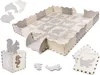 KIK Kontrastné penové puzzle 30 x 30 cm, 36 ks čierno, Náhľad obrázku produktu 12