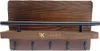 Portachiavi in legno – Marrone scuro – 30 x 18 cm – Anteprima dell’immagine prodotto 8