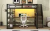 Metaal hoogslaper 140x200 cm met trap en opbergruimte, Productafbeelding-voorbeeld 12