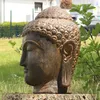 Buddha Kopf Head Figur Skulptur Bali Garten GRC Beton Produktbild-Vorschau 1