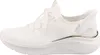 A side view of a white Skechers women's sneaker. Voir les images du produit