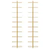 vidaXL Wand-Weinregale für 10 Flaschen 2 Stk. Golden Metall Produktbild-Vorschau 10