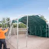 TOOLPORT Tenda da pascolo 6x6m telone in PVC 850 N verde, Anteprima dell’immagine prodotto 11