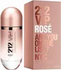 A bottle of Carolina Herrera 212 VIP Rosé perfume and its packaging are displayed side-by-side against a white background. Anteprima dell’immagine prodotto