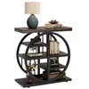A console table with shelves and decorative items. Anteprima dell’immagine prodotto