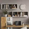 Vicco Wandregal Tomy, 90 x 30 cm 2er Set, Weiß/Goldkraft Produktbild-Vorschau 3