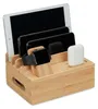 Relaxdays Oplaadstation, voor Apple Watch, bamboe, Productafbeelding-voorbeeld 1