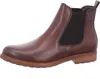 A single brown leather bootie is shown against a white background. Produktbild-Vorschau