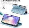 Samsung Galaxy A54 5G Hülle Wallet Cover Himmelblau EASDNB Produktbild-Vorschau 4