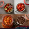 WELLGRO Einmachgläser mit Bügelverschluss rund 4880ml - Produktbild-Vorschau 4