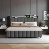 Čalouněná postel ProximaX 160x200 cm s USB a zásuvkami, Náhled obrázku produktu 2