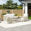 Set di mobili da giardino Outsunny in polyrattan set da Anteprima dell’immagine prodotto 2