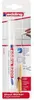 A product package for a grout marker, showing the marker and some application examples. Produktbild-Vorschau