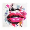 DEQOART Hybrid Leinwand Bild 50x50 cm 'Bunte Verführung' Produktbild-Vorschau 2