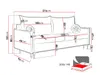 Moderná dvojmiestna pohovka na každodenné spanie SINETO - Náhľad obrázku produktu 7