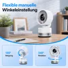 Wandventilator mit Saugnapf, 4000mAh Akku, 5 Stufen, Touch, Produktbild-Vorschau 2