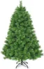 A full shot of a green artificial Christmas tree on a white background. Anteprima dell’immagine prodotto