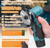 500W 12V Akku-Winkelschleifer, 76mm Schleifscheibe, Produktbild-Vorschau 2