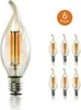 ZMH 6 Stück Glühbirne E14 Vintage LED Warmweiß 4W Bernstein Produktbild-Vorschau 1