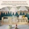 Crazy Pine Lit d'enfant 140x200 cm - Bois naturel - Lit au Voir les images du produit 3