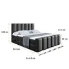 ALTDECOR Boxspringbett mit Fußteil, H4 Matratze und Topper Produktbild-Vorschau 6