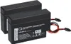 Q-Batteries 2x AGM Blei-Akku 12LS-0.8, 12V 0,8Ah, Produktbild-Vorschau 1