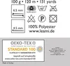 LEAMI Chenille Soft UNI (100g/120m) , kombinierbar mit Produktbild-Vorschau 4