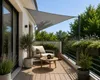 Heimtexland Sonnensegel Garten Terrasse Sonnenschutz Segel Produktbild-Vorschau 6