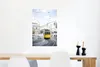 MuchoWow® Poster Eine gelbe Straßenbahn mit einer Seilbahn Produktbild-Vorschau 5