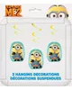 "Minions" Deko | 3 Hänger Folien Swirls  66 cm Produktbild-Vorschau 2