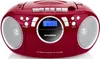 A red and silver Hyundai CD radio cassette player is shown against a white background. Voir les images du produit