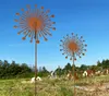 Filigrane Blume Allium Pusteblume 20cm + Stab Gartenstecker Produktbild-Vorschau 2