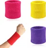 2 Stücke Sport Armband Einfarbig Saugfähigen Baumwolle Produktbild-Vorschau 5