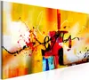 Italienischer Leinwand Leinwandbild - Street Melodies (1 Produktbild-Vorschau 3