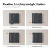 Radiateur plat EMKE, dimensions 63 x 61,6 cm, à une seule Voir les images du produit 5