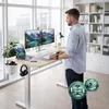 Relaxdays höhenverstellbarer Schreibtisch, elektrisch, Produktbild-Vorschau 3