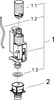 Set di conversione Grohe per cassetta GD2 - 38736000 Anteprima dell’immagine prodotto 3