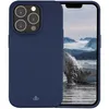 A dark blue iPhone case is shown in front of a phone screen displaying a whale breaching. Produktbild-Vorschau