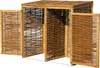 dobar Wetterfeste Doppel-Mülltonnen-Box aus Holz, Produktbild-Vorschau 10